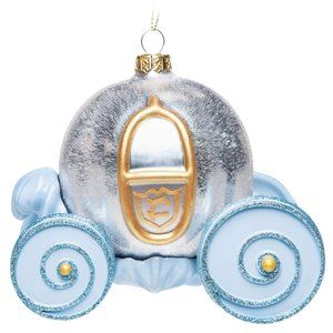 💙 Disney Cinderella Coach 3DBlown Glass Ornament